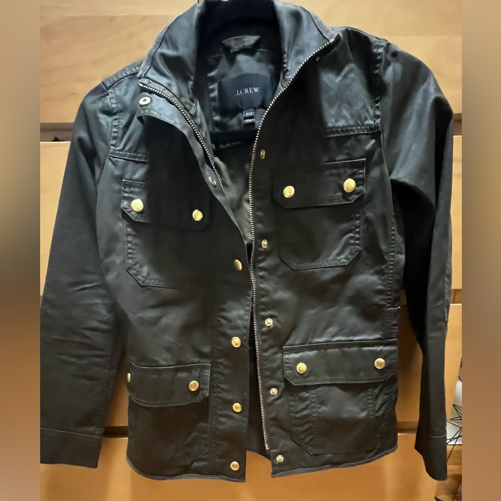 J. Crew Downtown field waxed jacket